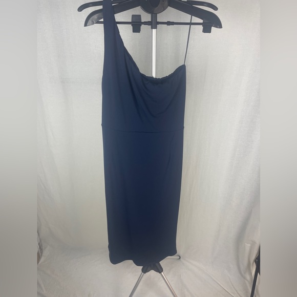 SOCIALITE One Shoulder Bodycon Navy Blue Dress Size XL NWT - Picture 6 of 12
